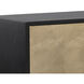 Algarve 68 X 20 inch Black / Champagne Gold Sideboard